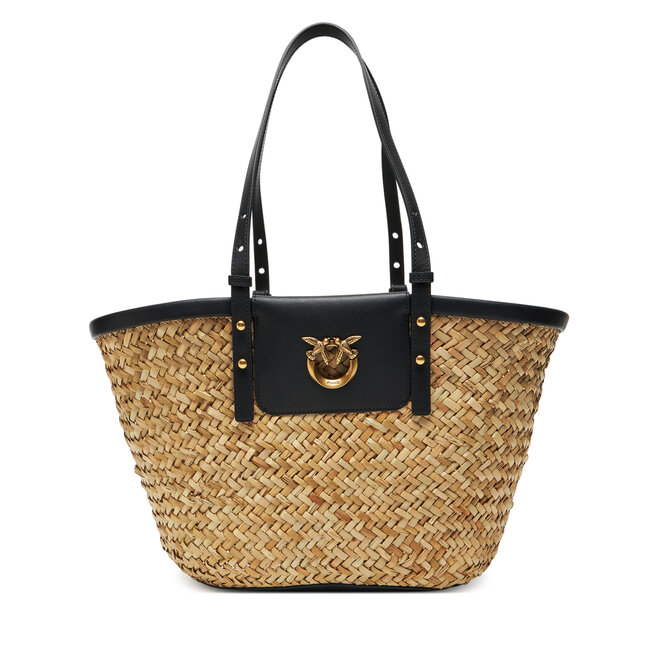 Torebka PINKO Love Summer Basket PE 25 PLTT 103324 - Beżowy