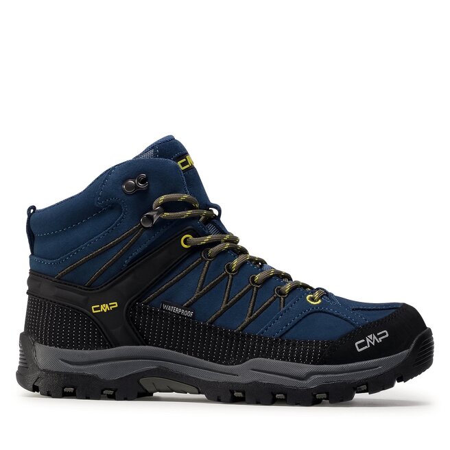 CMP Trekingová obuv CMP Kids Rigel Mid Trekking Shoe Wp 3Q12944J Blue Ink/Yellow