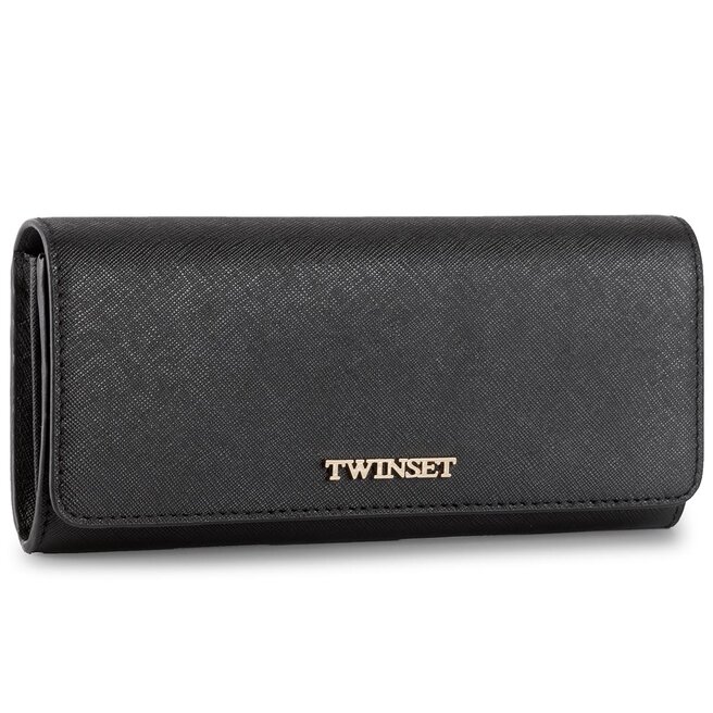 Didelė Moteriška Piniginė TWINSET Portafoglio AS8PGT Nero 00006 •  Www.eavalyne.lt