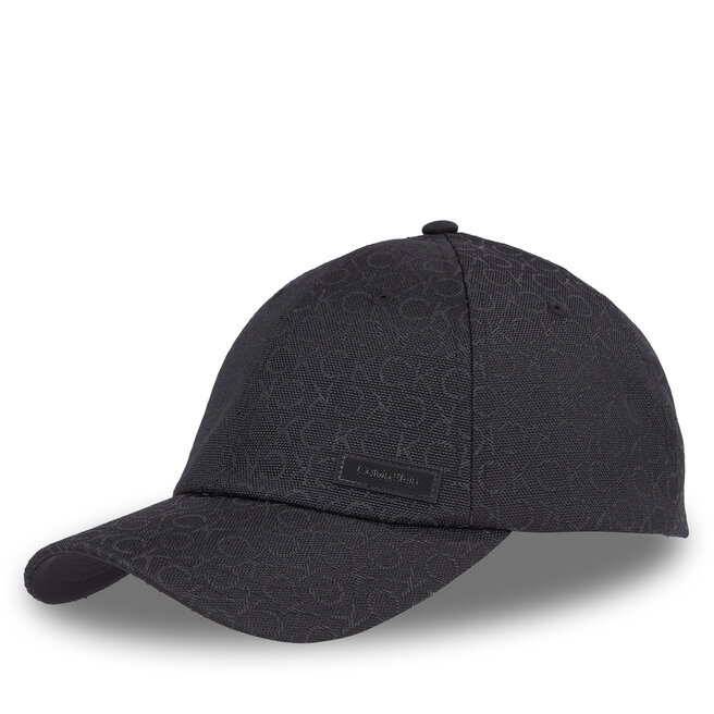 Czapka z daszkiem Calvin Klein Jacquard Monogram - Czarny