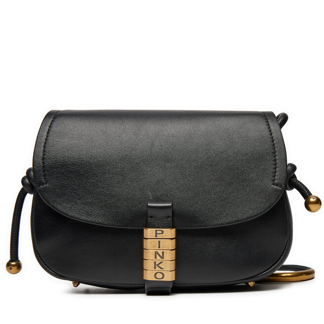Torebka PINKO Saddle Mini AI 24-25 PLTT 103831 - Czarny