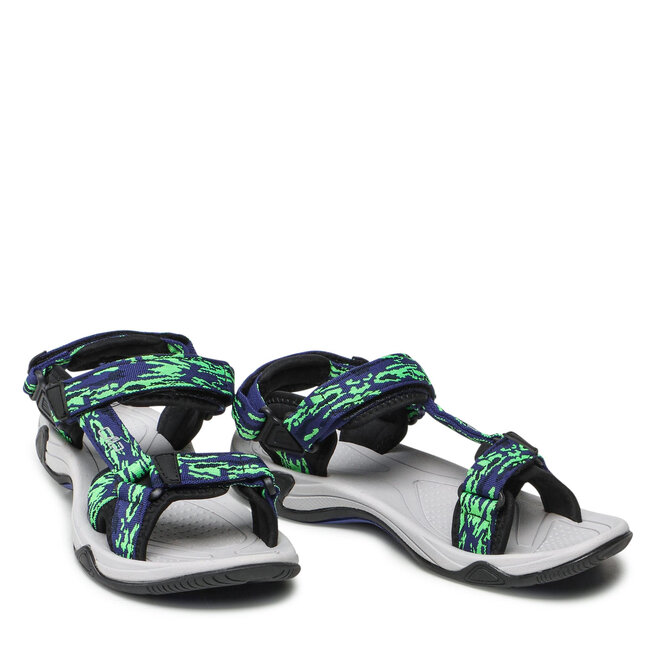 CMP Sandali CMP Kids Hamal Hiking Sandal 38Q9954J B.Blue/Verde Fluo 22NL
