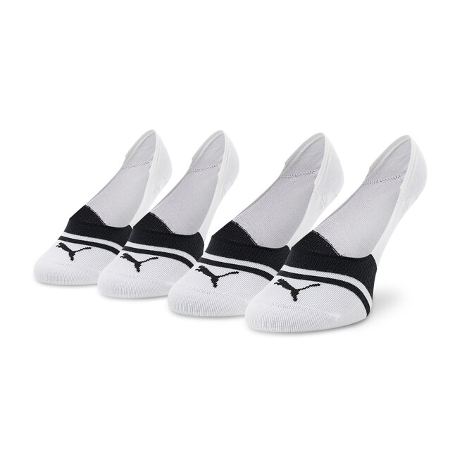 Set 2 perechi de șosete scurte unisex Puma 907976 02 White