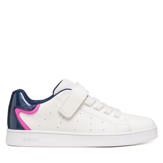 Sneakersy Geox J Eclyper Girl J36LRA 0BCKC C0006 S Biały - dziewczęce