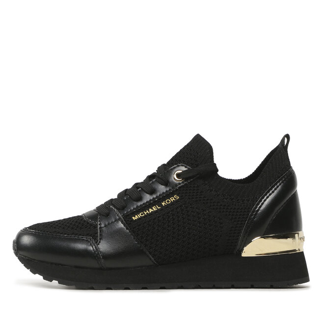 Michael kors billie knit trainer black discount