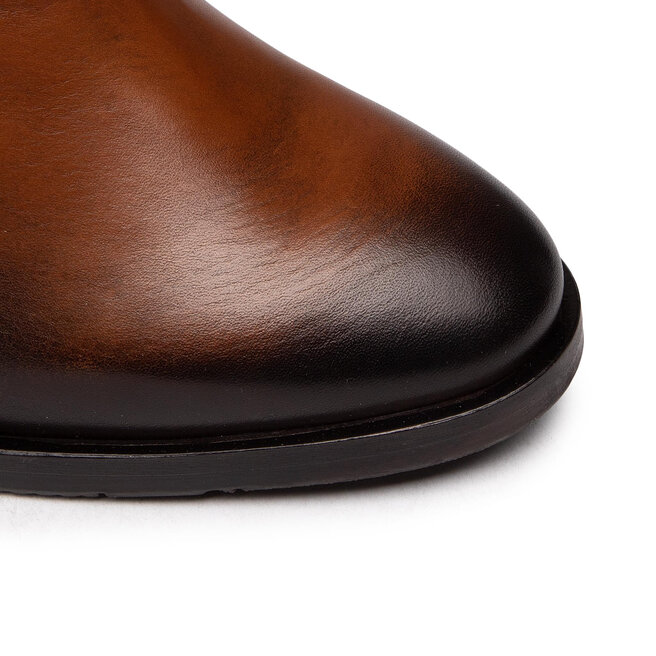 Ilgaauliai Tommy Hilfiger Shaded Leather Long Boot FW0FW05174 Pumpkin  Paradise GOW • Www.eavalyne.lt