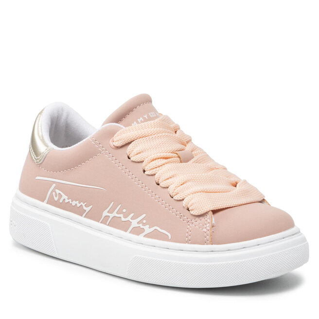 Sneakers Tommy Hilfiger Low Cut Lace-Up Sneaker T3A4-32149-0315 M Power Pink 305