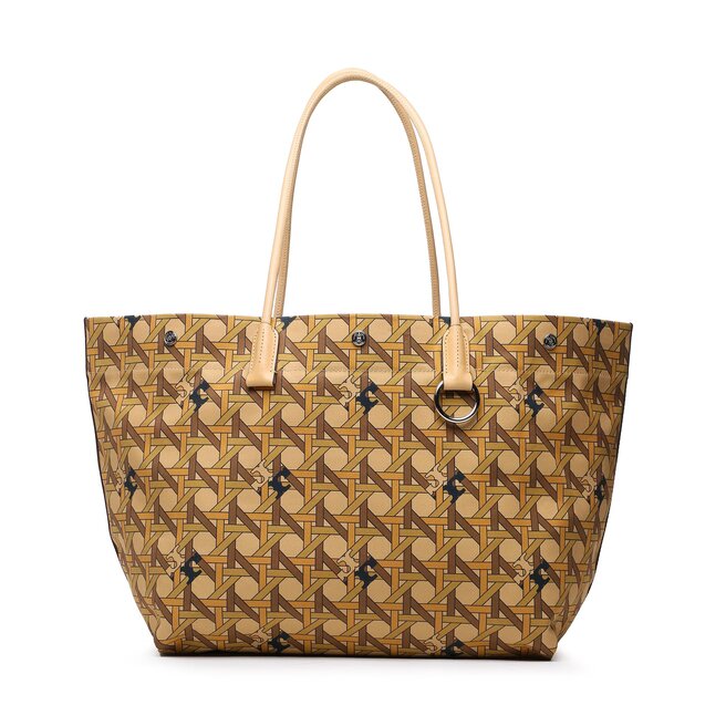 Tan tory outlet burch tote