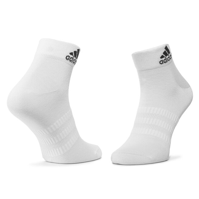 adidas Σετ 3 ζευγάρια κοντές κάλτσες unisex adidas Light Ank 3PP DZ9434 Mgreyh/White/Black