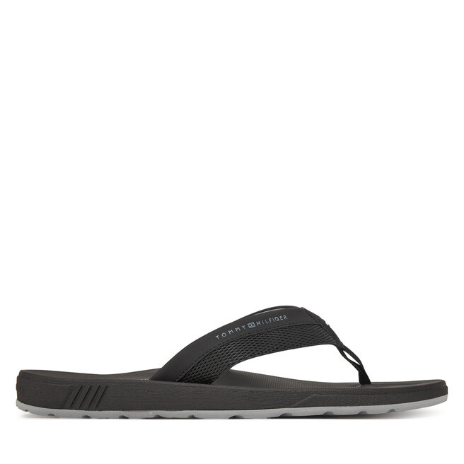 Japonki Tommy Hilfiger Molded Hilfiger Beach Sandal - Czarny