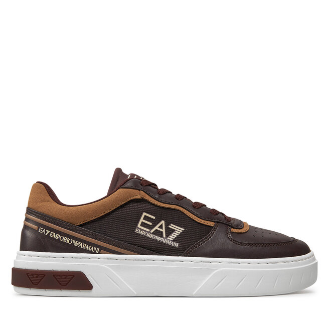 Sneakersy EA7 Emporio Armani X8X173 XK374 - Brązowy