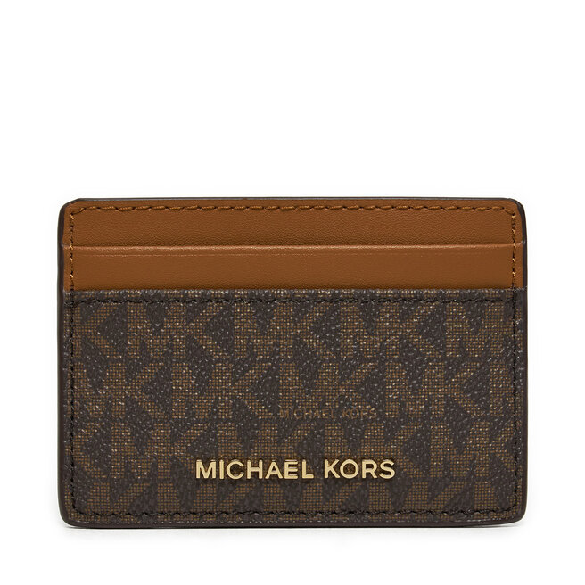 Etui na karty kredytowe MICHAEL Michael Kors - Brązowy