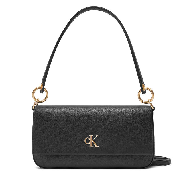 Torebka Calvin Klein Jeans Minimal Monogram Shoulder Pouch - Czarny