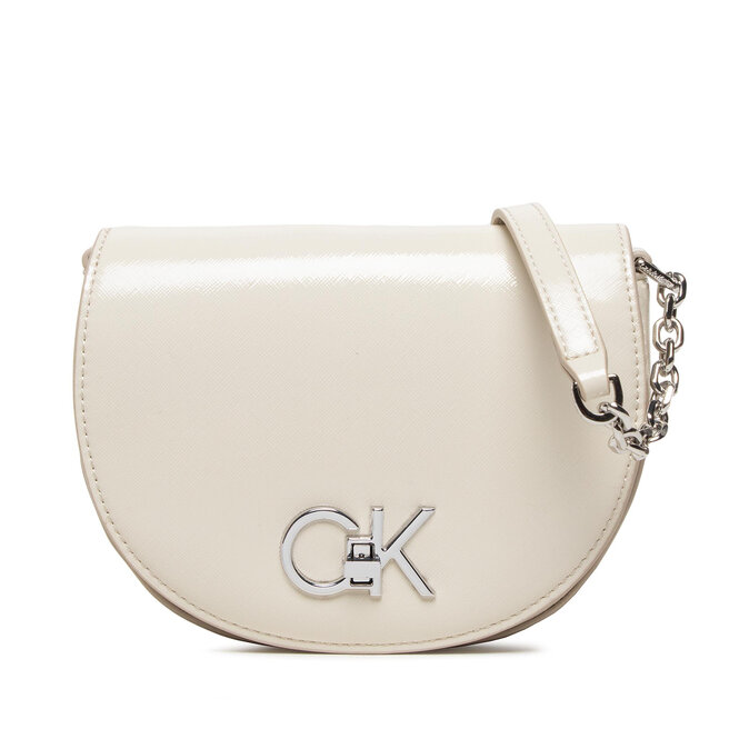 Τσάντα Calvin Klein Re-Lock Saddle Bag Mini Saffiano K60K609878 YAV
