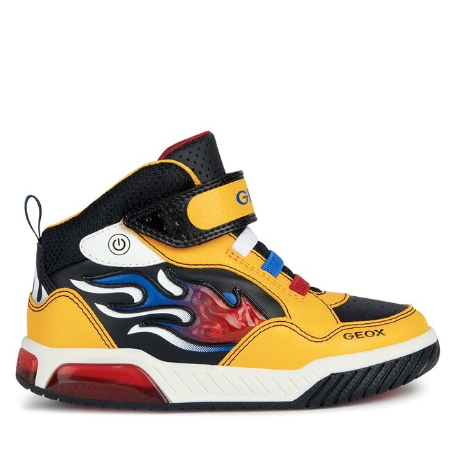 Geox Sportcipő Geox J Inek Boy J369CE 0BU11 C0066 S Yellow/Red