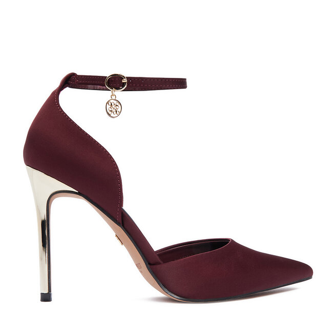 Szpilki Nine West CEO-CWBFS255 Bordowy - kobiece