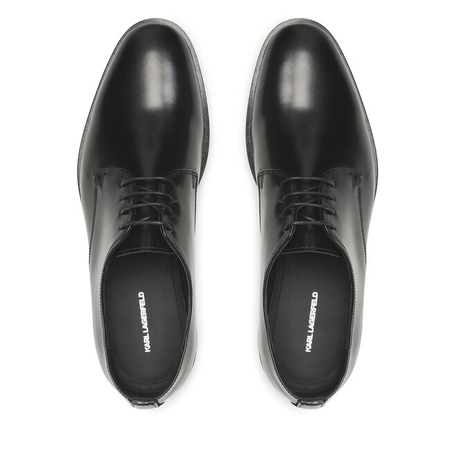 KARL LAGERFELD Pantofi KARL LAGERFELD KL12026 Black Lthr