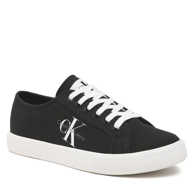 Calvin Klein Jeans Гуменки Calvin Klein Jeans Ess Vulc Mono W YW0YW00482 Black/White 0GJ