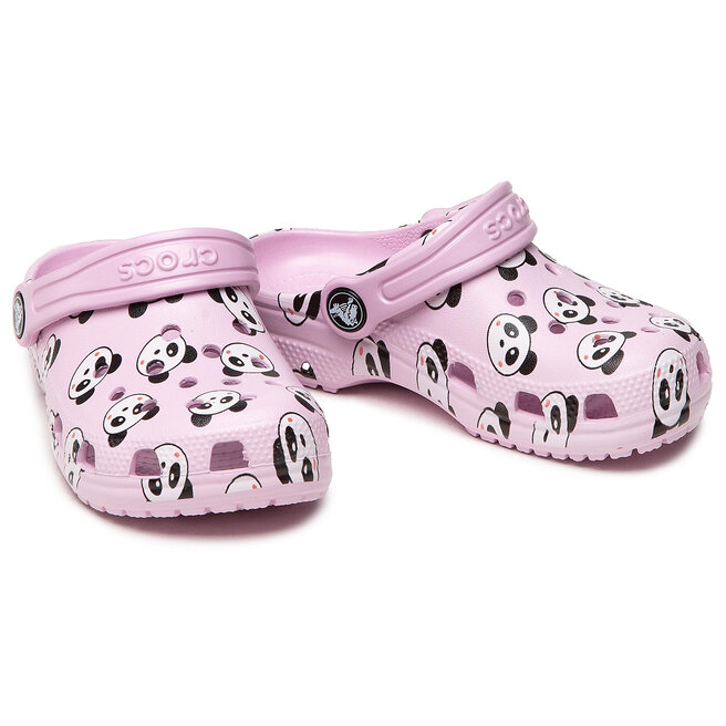 Panda crocs clearance