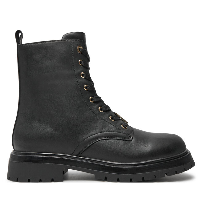 Trapery Tommy Hilfiger Lace Up Bootie - S Czarny