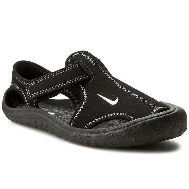 Sandalias Nike Sunray Protect (PS) 344926 Black/White/Dark Grey • Www.zapatos.es