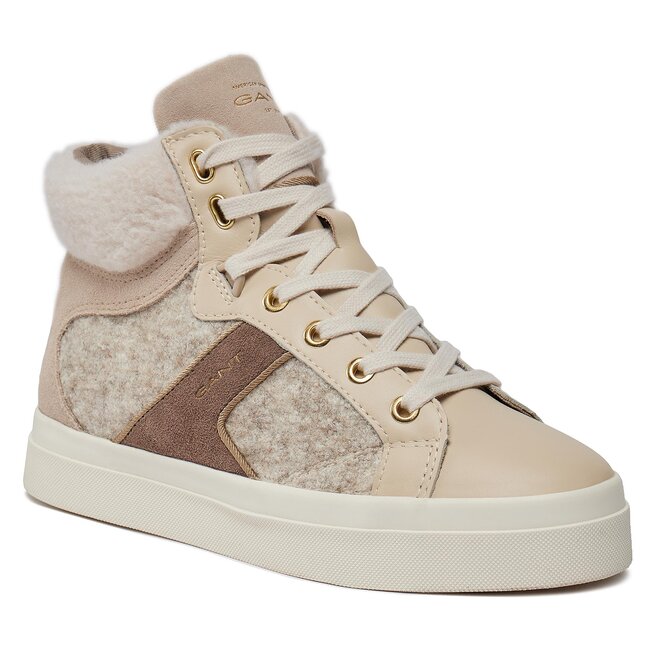 GANT Avona Scarpe Da Ginnastica Donna – Sneakers Basse In Pelle E Tessuto, Dettagli Trapuntati, Suola Morbida