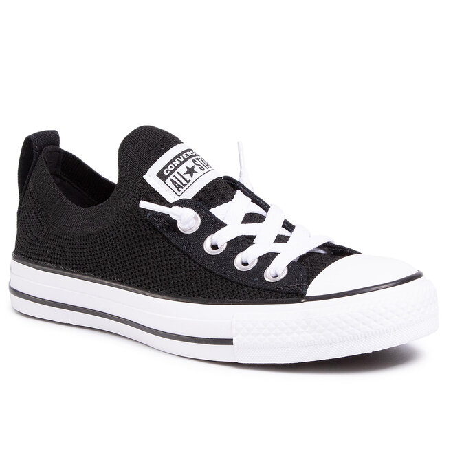 Converse Кецове Converse Ctas Shoreline Knit Slip 565489C Black/White/Black