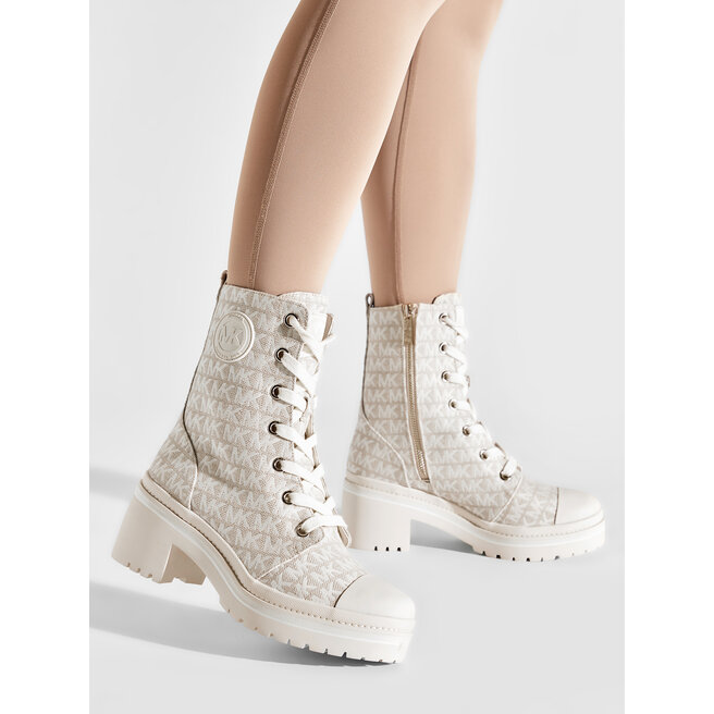 Botki MICHAEL Michael Kors Corey Bootie 40S1COME6Y Nat Lt Cream