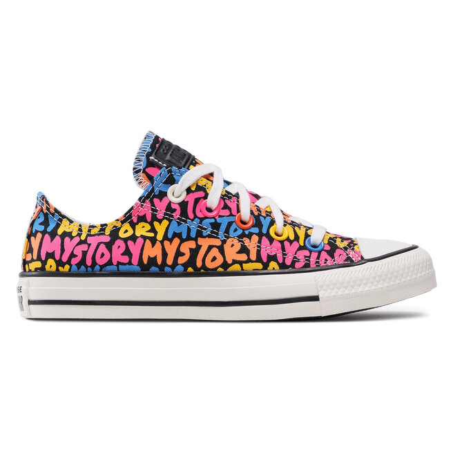 Converse Кецове Converse Ctas Ox 570487C Black/Bold Mandarin/White