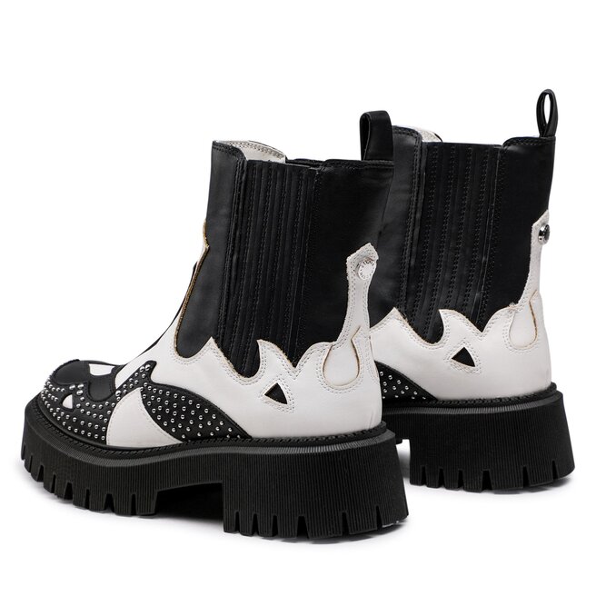 Steve Madden Боти Steve Madden Abide SM11002179-02002-034 Black/White