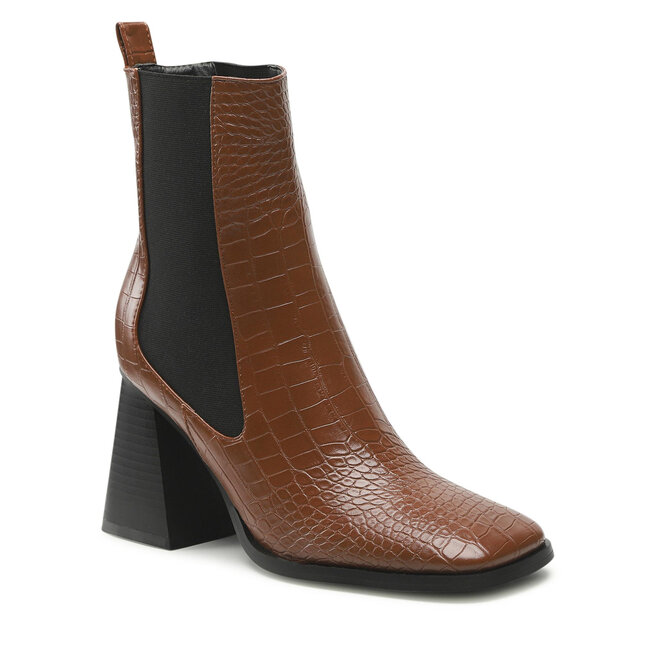 Botine Raid Constant Tan Croc altele-Botine imagine noua