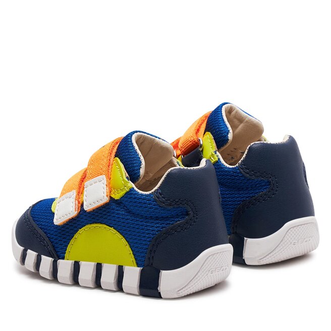 Scarpe Geox Iupidoo Per Bambini - Prime Scarpe Da Ginnastica Traspiranti Con Doppio Strap - Foto 9