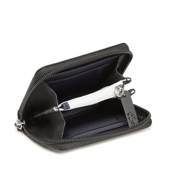 Lacoste Portofel Mic de Damă Lacoste Xs Zip Coin Wallet NF4193PO Noir 000