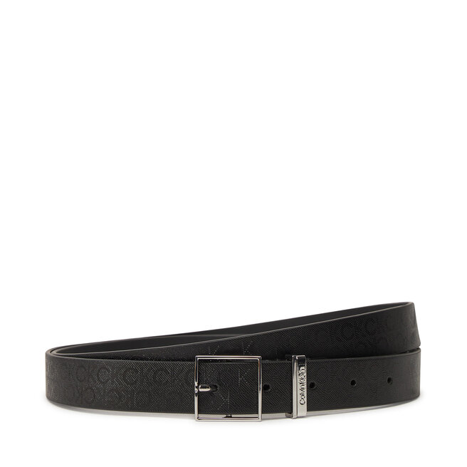 Pasek Damski Calvin Klein Branded Loop Square Belt 2.5_Mn - Czarny