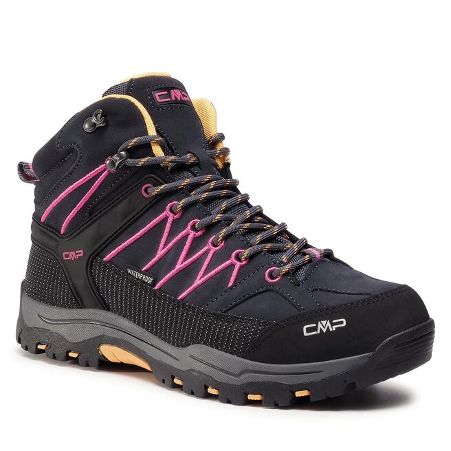 Trekkingschuhe CMP Kids Rigel Mid Trekking Shoes Wp 3Q12944J Antracite/ Bouganville
