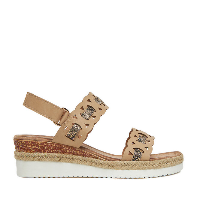 Espadryle Clara Barson WS2189-52 Beżowy - kobiece
