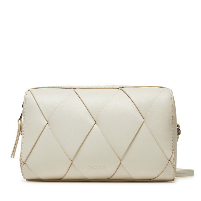 Torebka Calvin Klein Ck Woven Camera Bag - Écru