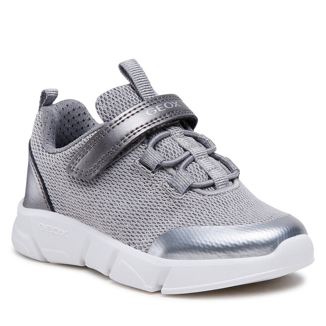 Sneakers Geox J Aril G. B J16DLB 0AS54 C1009 M Dk Silver