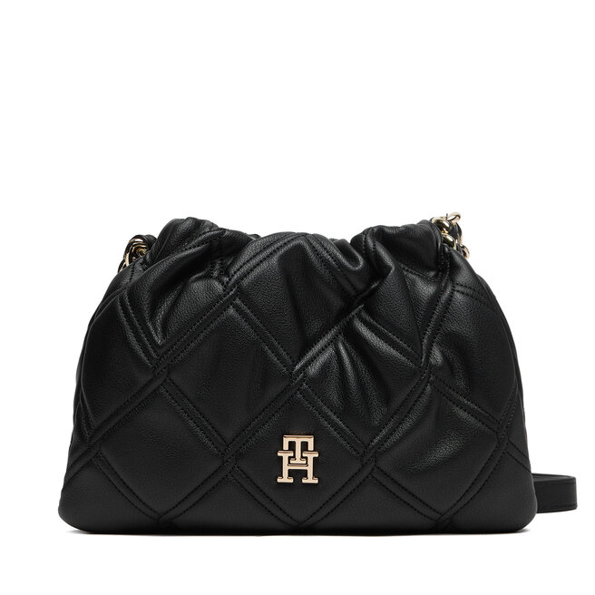 Torebka Tommy Hilfiger Th Feminine Mini Crossover AW0AW18718 Czarny -