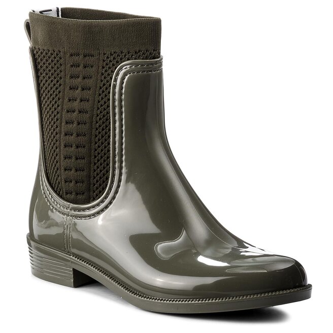 Tommy hilfiger best sale knit rain boot