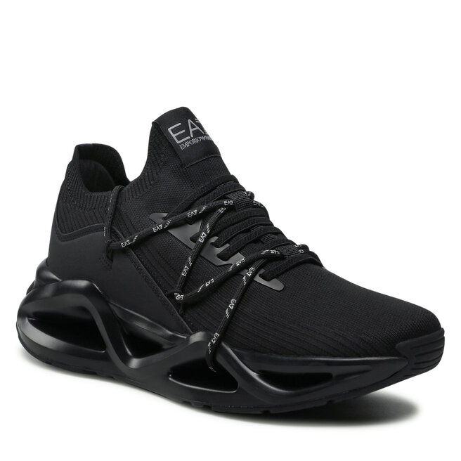 Sneakers EA7 Emporio Armani X8X087 XK227 Q268 Full Black/Silver Armani imagine noua gjx.ro