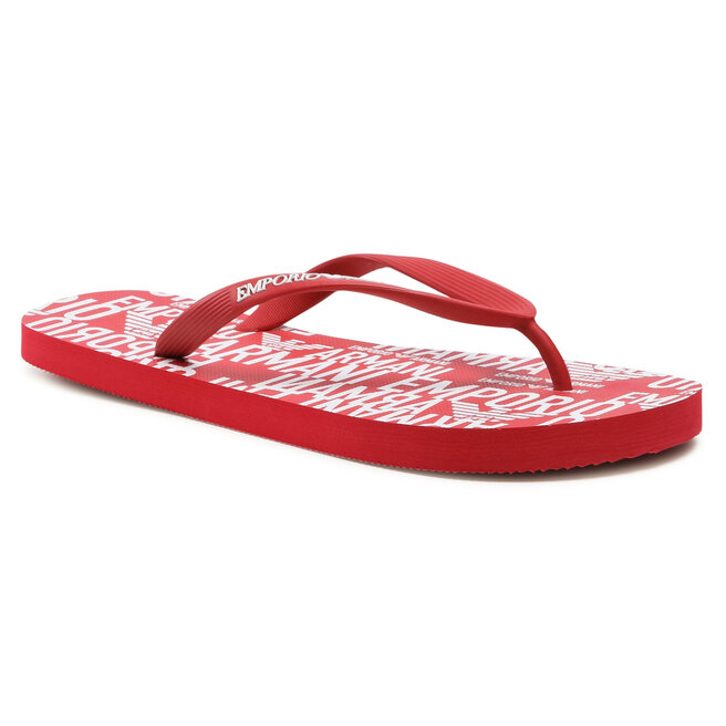 Flip flop Emporio Armani X4QS04 XM763 N604 Poppy/Wht/Pop/Pop/Wh Armani imagine noua