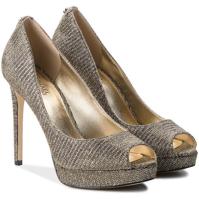 Michael kors erika platform gold top