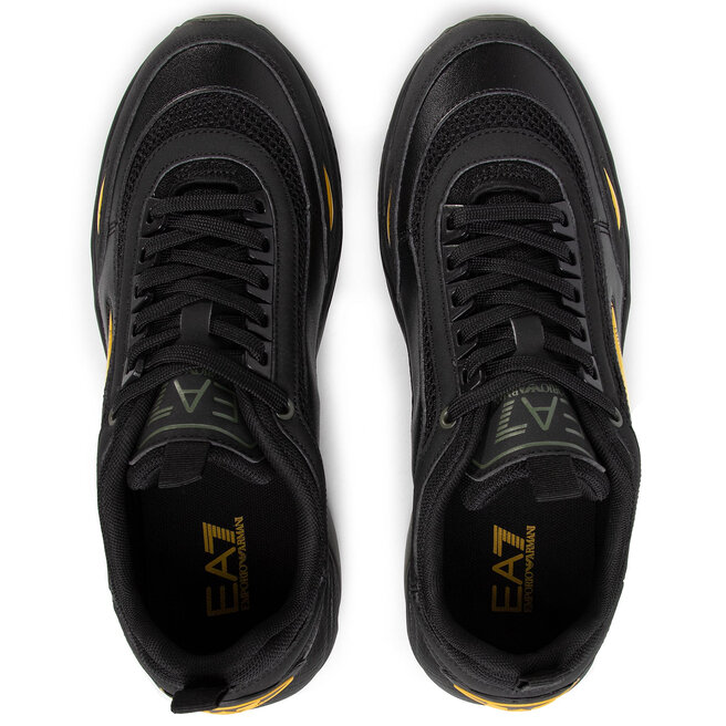 Sneakers EA7 Emporio Armani X8X061 XK141 N074 Black/Grape Leaf | eschuhe.de