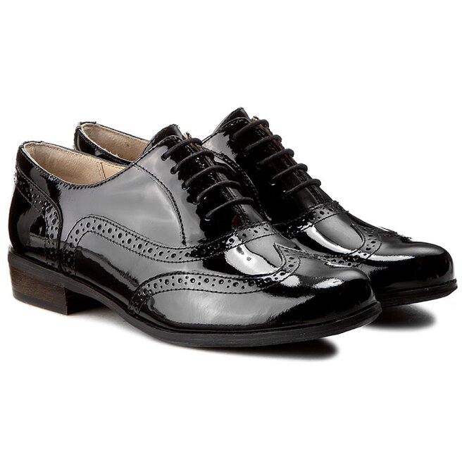 Clarks zapatos Oxford Clarks Hamble Oak 203506494 Black Patent