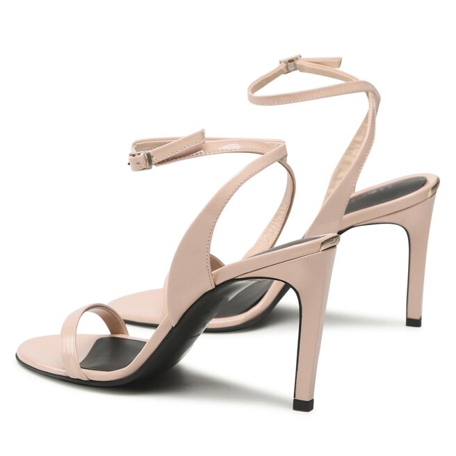 Calvin Klein Sandali Calvin Klein Stiletto Sandal 90- Patent HW0HW01632 Smoke Gray ABW