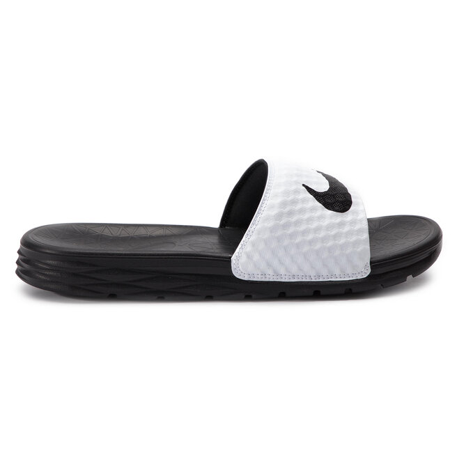 Nike Benassi Solarsoft 705474 100 White/Black Www.zapatos.es