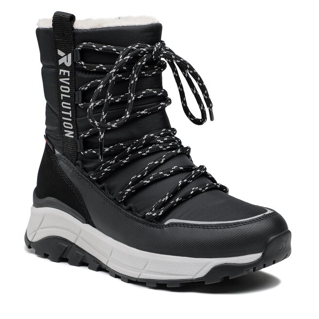 Botine Rieker W0065-00 Schwarz