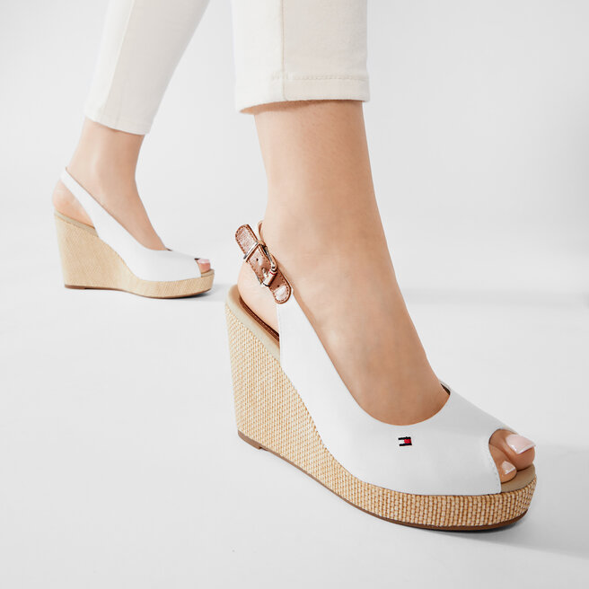 iconic elena slingback wedge