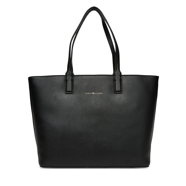 Torebka Tommy Hilfiger Th Logotape Tote - Czarny